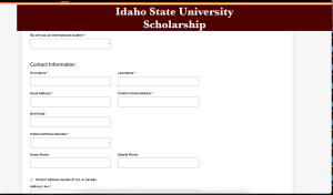 idaho state university scholarship