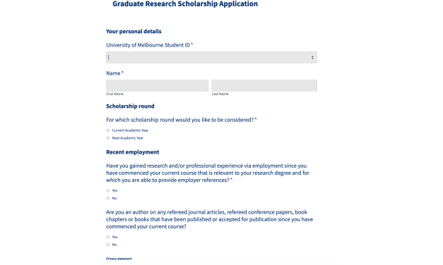 University of Melbourne Graduate Research Scholarship 2024. Apply Now