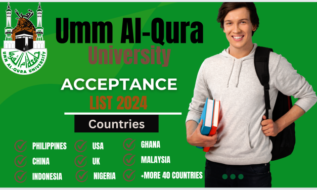 Ummul Qura University: List of Accepted Students (Batch 6)