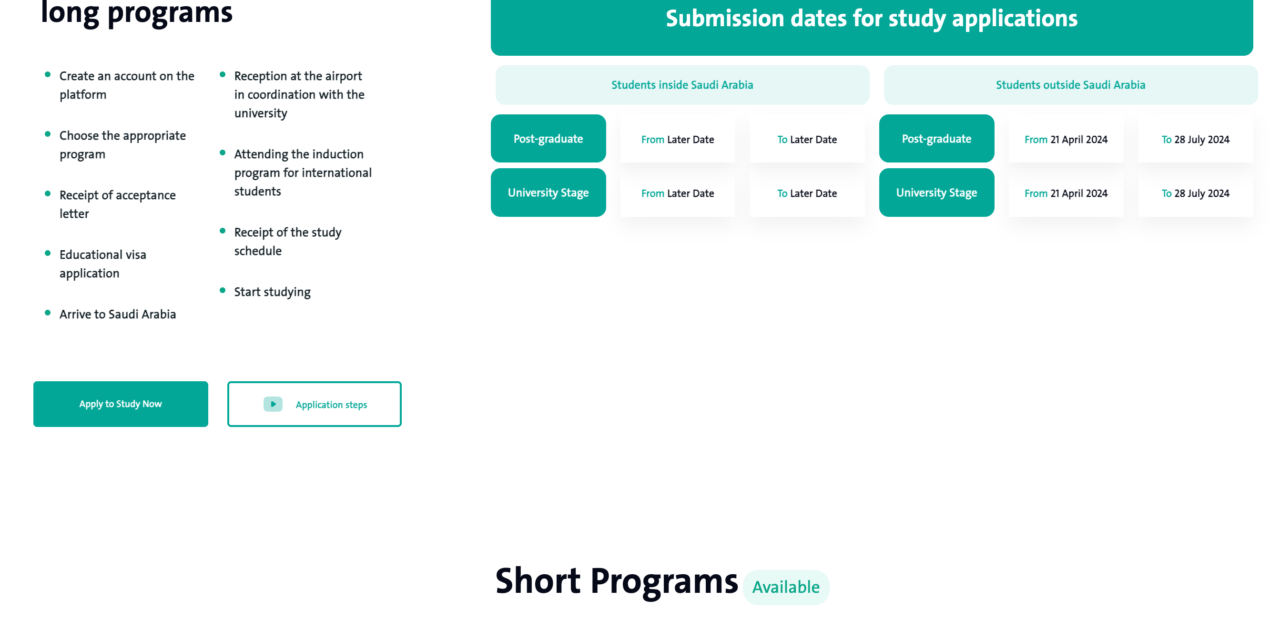 Your Comprehensive Guide to Study in Saudi Arabia Scholarships 2024-2025